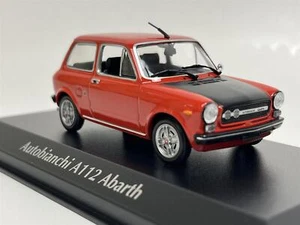 Autobianchi A112 Abarth 1974 Red 1:43 Scale Maxichamps 940121171 - Picture 1 of 6