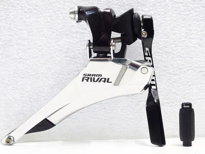 SRAM Rival 22 Yaw Braze-On Front Derailleur with Chain Spotter/Catcher, NIB - Image 1 of 2