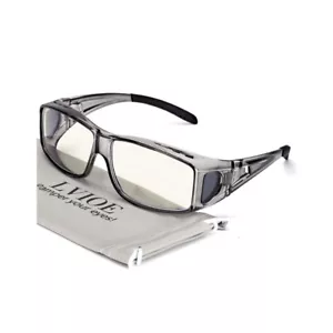 LVIOE Fit Over Blue Light Blocking Glasses and Computer Eyewear - Picture 1 of 8