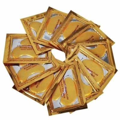 1/ 5PAIRS CHINA 1/ 5Pairs Gold Crystal Collagen Eye Masks Patches Eyemask for Eye Care Dark Circ