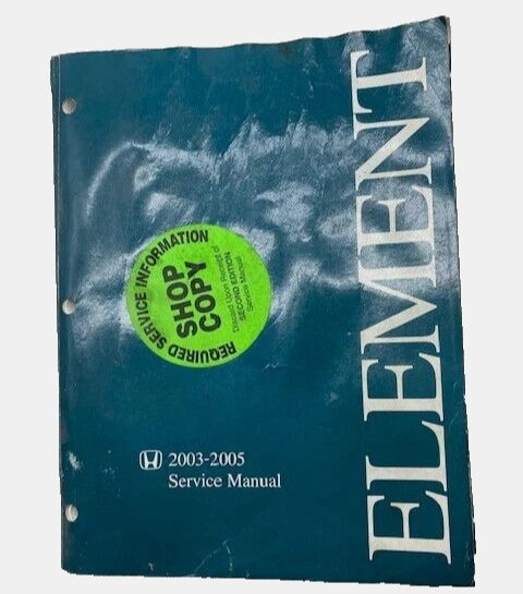 Honda Element LX EX 2003-2005 2,4 L taller de fábrica OEM taller de reparación manual skut Foto 1 de 1