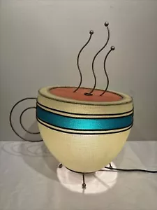 Vintage Lighted Coffee Cup Coffee Shop Coffee Bar Advertisement - Picture 1 of 15