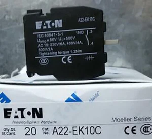 20PCS New For EATON MOELLER A22-EK10C Switch Contact Block - Picture 1 of 3