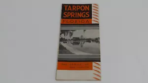 Tarpon Springs Florida FL Venice of the South Brochure Pamphlet 1920's FREE SHIP - Picture 1 of 4