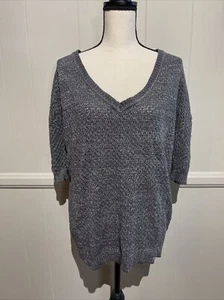 Love By Design NWT Women’s Grey Stretch Blouse 3/4 Sleeve Size L 47x27.5” Bin D8 - Picture 1 of 12