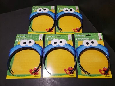 Sesame Street Cookie Monster Headbands Lot of 10 Free Shipping - Image 1 of 3