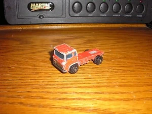 Vintage Nice Yatming Ford Flat Bed Cab Over HD Delivery Trucks Red Free Shipping - Picture 1 of 3