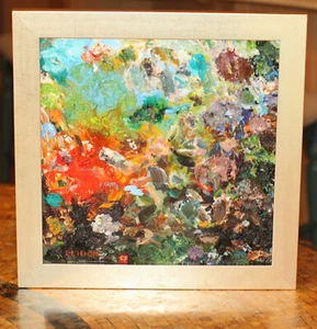 ELIDON HOXHA ELENCATO ARTISTA GRECO OLIO SU TAVOLA ORIGINALE DIPINTO IMPRESSIONISMO - Foto 1 di 12
