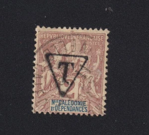 Timbre Nouvelle-Calédonie Taxe colonie française N° 1A, 2 Groupe oblitéré 141101 - Picture 1 of 3