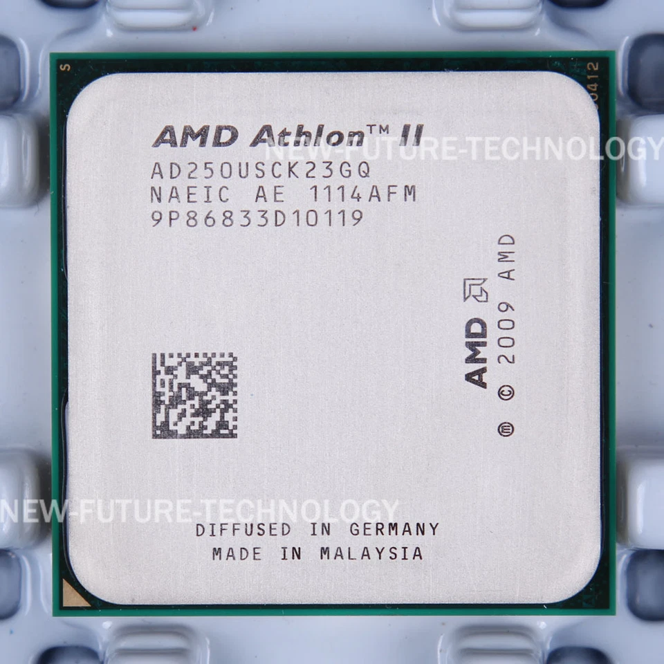 AMD Athlon II X2 250u (AD250USCK23GQ) CPU 533 MHz 1.6 GHz 2 MB Socket AM3 25W - Image 1 of 1