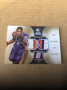 2007-08 SP Rookie Threads Rookie Threads Patch #RTDS D.J. Strawberry 22/50 - Picture 1 of 2