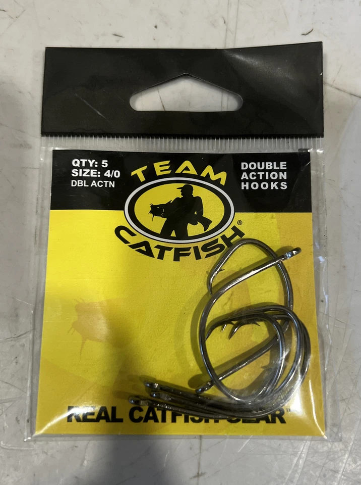 Team Catfish黑色双动作圆钩 — 第 1/2 张图片
