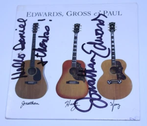 Edwards Gross & Paul CD Oop Signed Auto Signature Autograph The Vereens HTF Rare - Picture 1 of 16