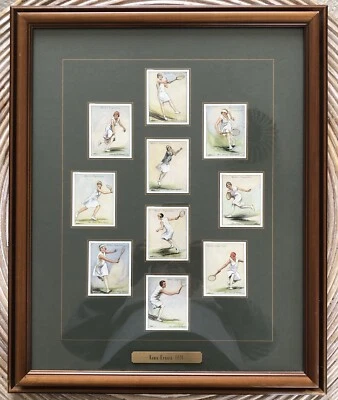 10 Wills Cigarrillo Tenis Tarjetas Reproducidas-Imperial Tabaco Mujer Césped Tenis Foto 1 de 4