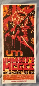 2005 Umphrey's McGee JEFF WOOD Winter/Spring Tour Silkscreen Print HANDBILL - Picture 1 of 4