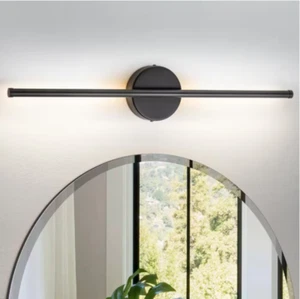 RRTYO Byers 23.6" Black Linear Dimmable Wall Sconce LED Bathroom Vanity Light - Picture 1 of 10