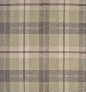 Clarence House Wool Plaid Upholstery Fabric- Marcello / Brown 1.25 yd 34921-2 - Picture 1 of 4