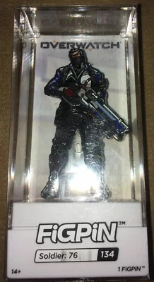 🎮 NUEVO EN CAJA OVERWATCH 3" Esmalte Coleccionable PIN DE SOLDADO 76 #134 Blizzard L👀k FigPin Foto 1 de 2