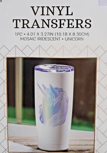 Unicorn Vinyl Transfer Rub-On Multi-Color NEW - Picture 1 of 6
