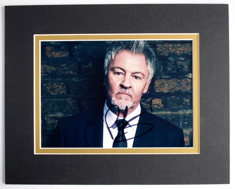 Paul Young Signed Autograph 10x8 photo display 80's Music Lay My Hat AFTAL COA Cover