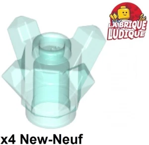 Lego 4x Rock Stone Crystal Diamond Blue Trans Light Blue 11127 - Picture 1 of 1