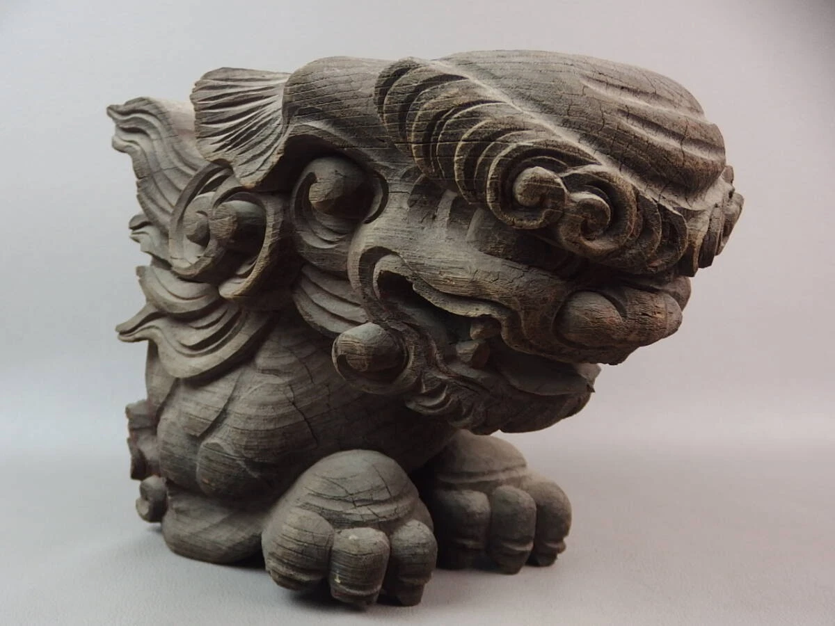 古董日本木制雕像1850-1899 | eBay