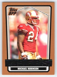 2007 Topps Draft Picks & Prospects Michael Robinson #70 San Francisco 49ers - Bild 1 von 2