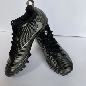 Nike Vapor Strike 5 TD Low Football Cleats Shoes Sz 8.5 Black/Silver 833407-001 - Picture 1 of 15