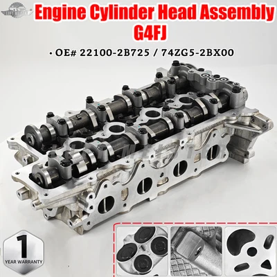 Engine Cylinder Head Assembly FOR G4FJ 1.6L Hyundai Accent Kia Seltos 2012-2019 - Image 1 of 4