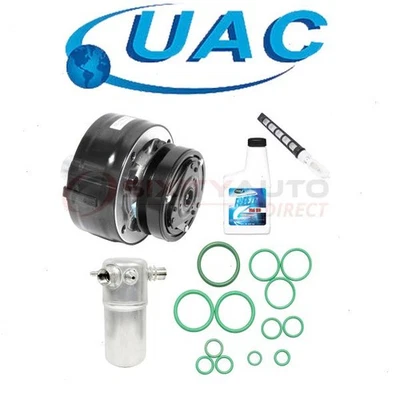 UAC AC Compressor & Component Kit for 1985 Cadillac Fleetwood 4.1L 5.7L V8 - mc Foto 1 de 4