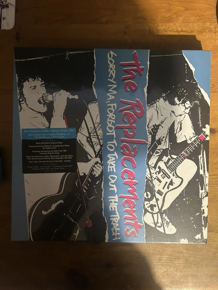 REPLACEMENTS- Sorry Ma, Forgot To Take Out The Trash LP Vinyl/4-CD +Live NEW Foto 1 de 1