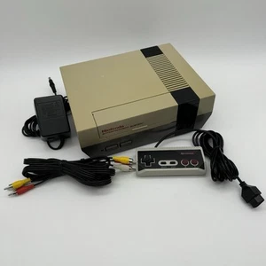 Original NES Nintendo System Console - New 72 Pin w/ all cables - See Pics - Picture 1 of 11