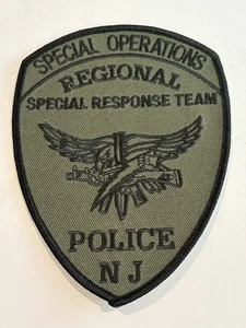 RARE SPECIAL OPERATIONS REGIONAL SPECIAL RESPONSE TEAM N.J.POLICE UNIFORM PATCH - Picture 1 of 4