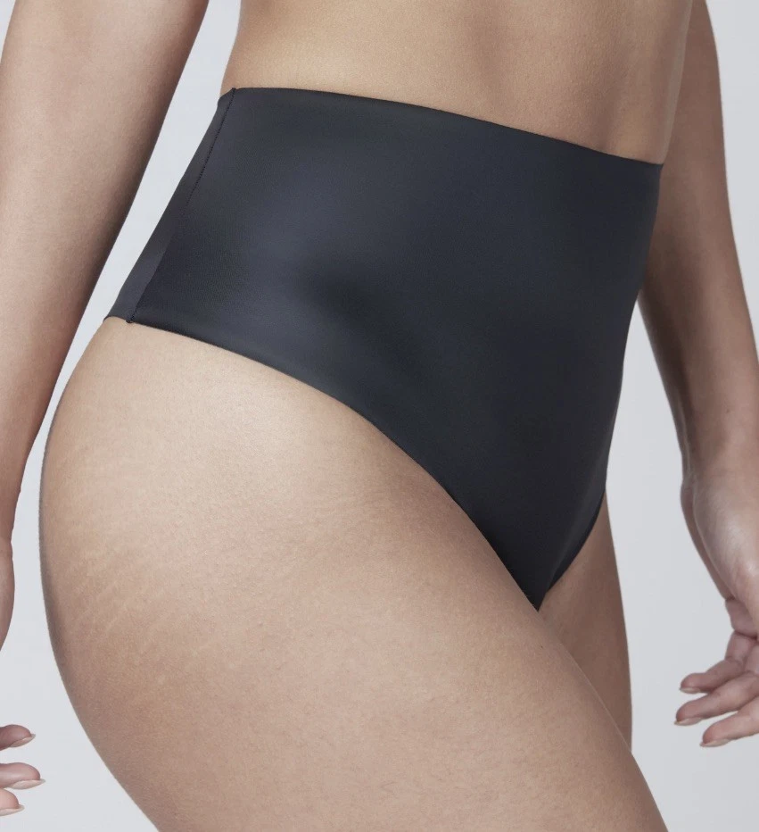 SPANX Satin Shaping Silver Moon Dk Grey Thong Panty NEW Womens Sz Plus 2X 40063R - Image 1 of 4