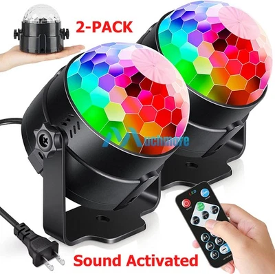 lot Sound Activated Party Lights Disco Ball Light DJ Strobe Lam for Dance Party - Image 1 of 4
