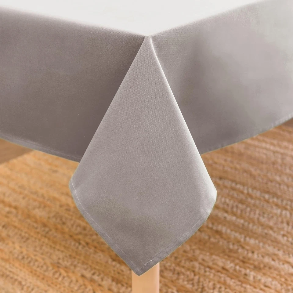 Tovaglia Dimensioni 140X230 Cm | Tessuto in Tela Di Cotone | Tinta Unita Beige I - Immagine 1 di 4