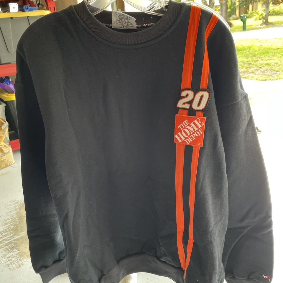 Vintage Tony Stewart #20 Home Depot Sweatshirt Size Large  Brand New Item - Image 1 of 3