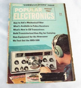 Popular Electronics Magazine August 1965 ~ Good Condition - Picture 1 of 4