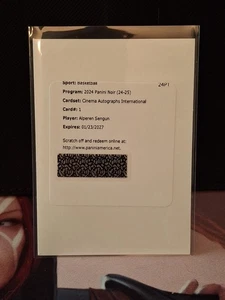 Alperen Sengun 2024 Panini Noir Cinema Autographs /15 Auto Houston Rockets SP - Picture 1 of 1