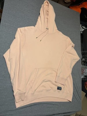 abercrombie fitch Soft A&F Fleece hoodie men XXL Peach - Image 1 of 4