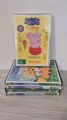 5 DVDs-Peppa Pig The Holiday, Christmas Compilation And More - image 1 of 4