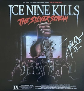 SPENCER CHARNAS HANDSIGNIERTES ICE NINE KILLS THE SILVER SCREAM BLOODSHOT VINYL - Bild 1 von 3