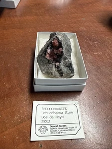 88g Rodocrosita Natural Uchucchacua Cristal Mineral Espécimen Dos Mayo Perú - Imagen 1 de 10