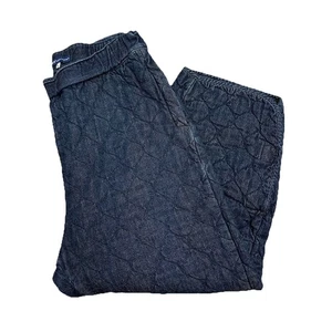 LEVI'S STRAUSS MADE & CRAFTED BLUE DENIM JEANS QUILTED BAGGY PANTS SZ M (33) - Picture 1 of 7