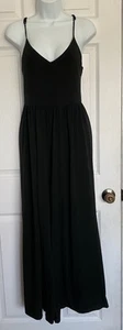 Forever 21 Women’s Black Back Crossed Pants Jumpsuit  - Picture 1 of 9
