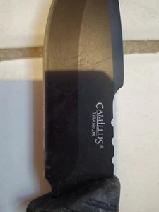 CAMILLUS TITANIUM 440 HUNTING KNIFE W/SHEATH - Picture 1 of 3