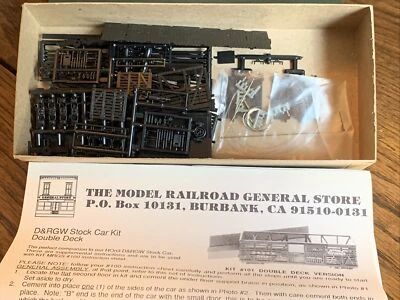 MRGS HOn3 D&RGW Fouble Deck Stock Car Sr. 5500 - Image 1 of 3