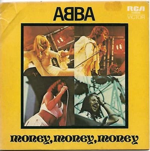 ABBA Money Money Money Australian p/s 45 record (1976) - Picture 1 of 1