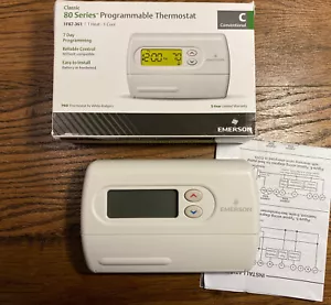 Termostato programable de 7 días Emerson 1F87-361 para sistemas de una sola etapa - Imagen 1 de 18
