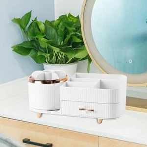Make-up Organizer, Kosmetik Vitrine, mit Make-up Pinsel Halter, Arbeitsplatte - Bild 1 von 7